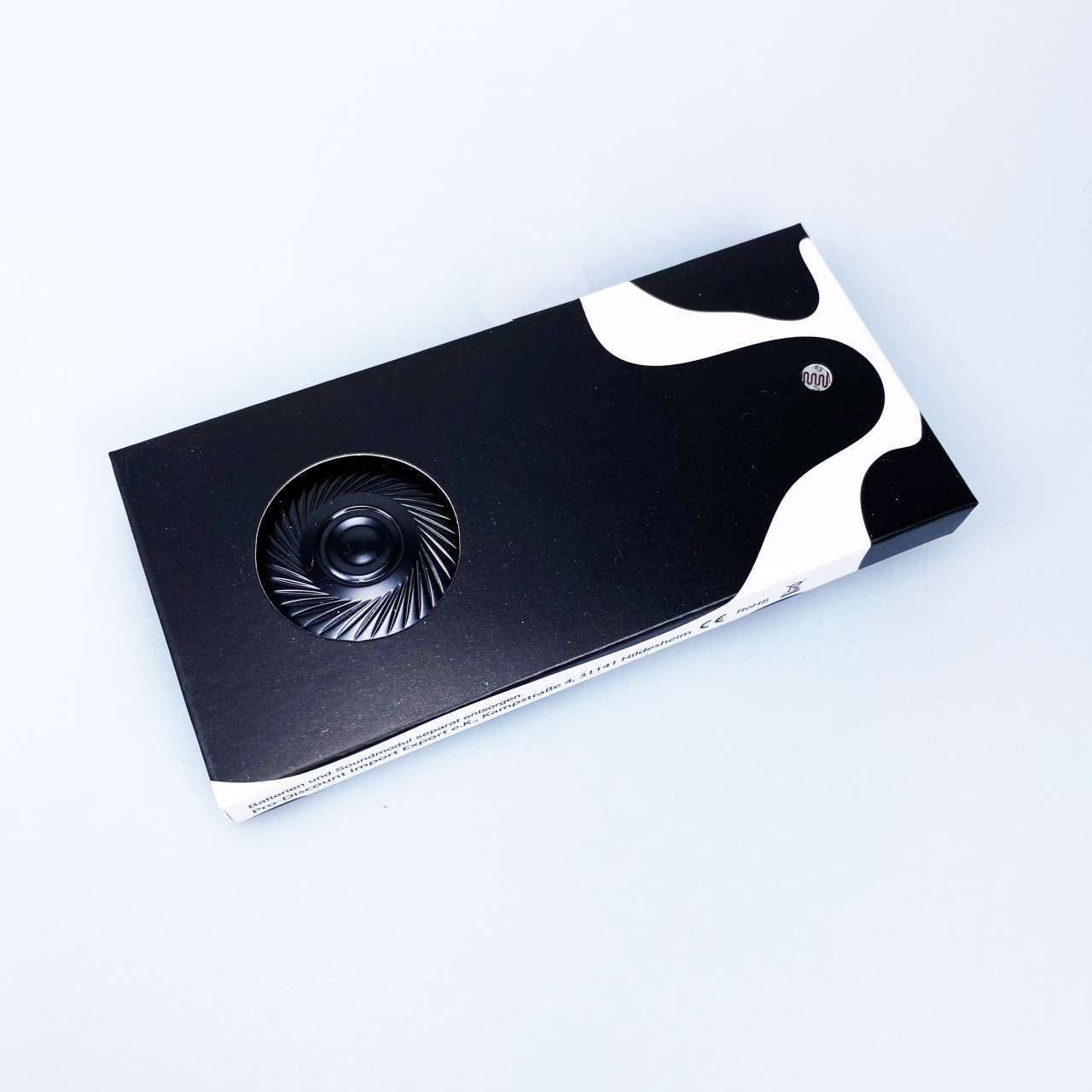 Soundmodul-Kartonbox mit Lichtsensor, individuell bedruckt