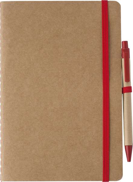 Notizbuch aus recyceltem Karton (A5) Theodore