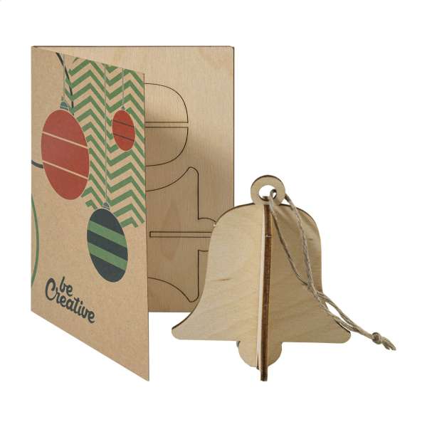 Weihnachtskarte, Stern FestiCard Kraft