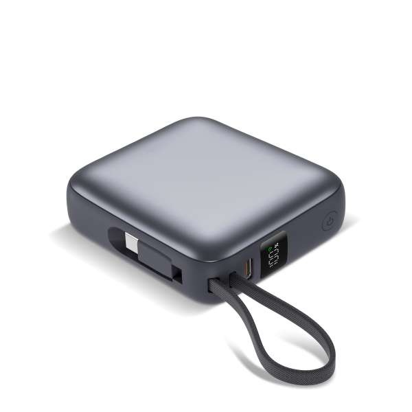 Nova Powerbank 22,5 W Power Delivery mit integrierten Kabeln 10.000 mAh