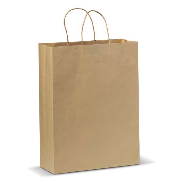 Große Papiertasche im Eco Look 120g / m²