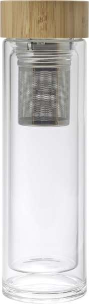 Doppelwandige Glasflasche Vicente