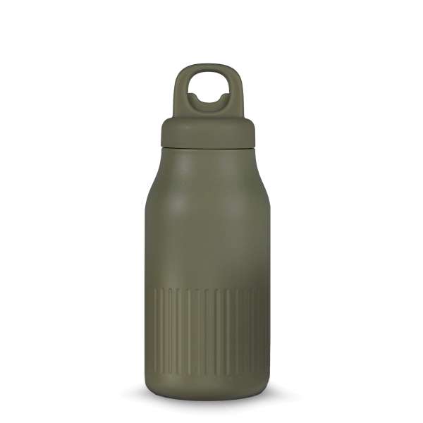 Sagaform Truls Stahlisolierflasche mit praktischem Klickverschluss (recycelt) 500 ml