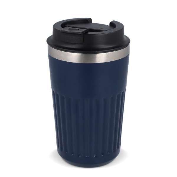 Recycelter Edelstahl-Thermobecher für Kaffee zum Mitnehmen, 400 ml