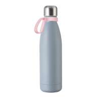 Flasche grau, Ring hellmagenta
