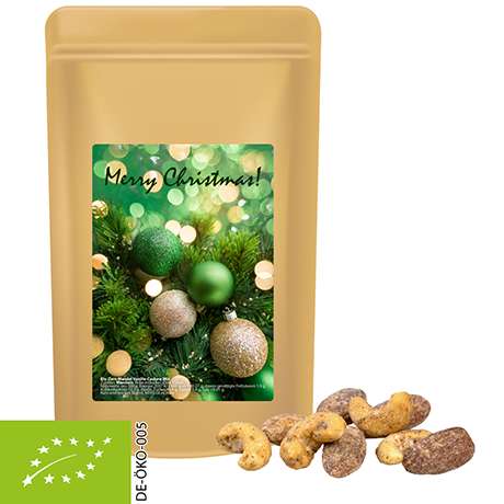 Bio Zimt-Mandel Vanille-Cashew Mix, ca. 80g, Standbeutel Midi