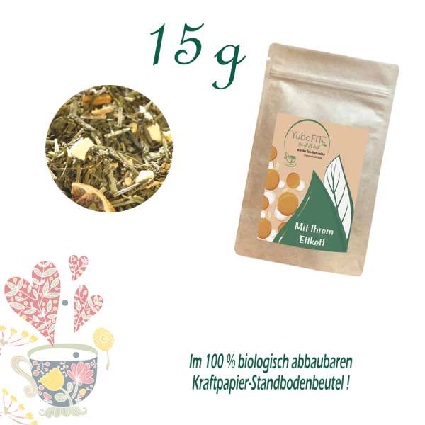 YuboFiT® Grüner Tee Sencha INGWER ZITRONE