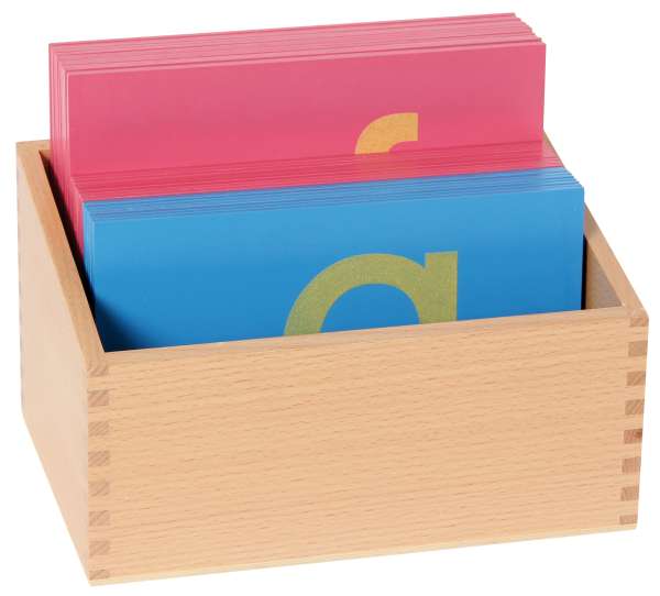 Box für Sandpapierbuchstaben