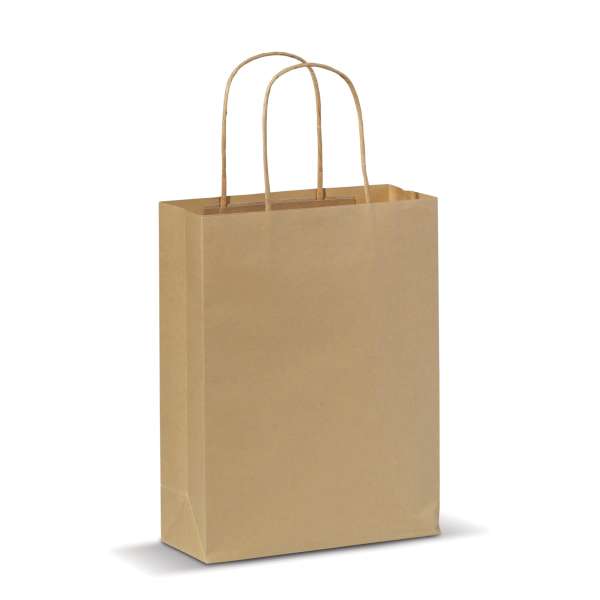 Kleine Papiertasche im Eco Look 120g / m²