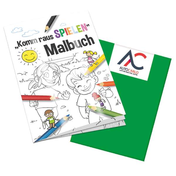 Malbuch / Mal-Set A6 - Komm-raus-spielen