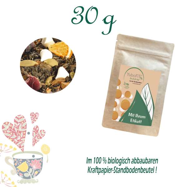 YuboFiT® Schwarzer Tee ICE COLD GINA