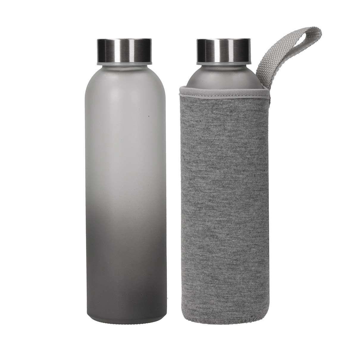 Glasflasche mit Hülle 