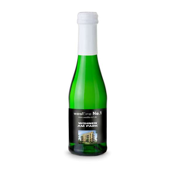 Sekt Cuvée Piccolo - Flasche grün - Kapselfarbe, 0,2 l