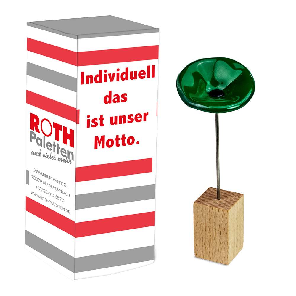 Handgefertigte Glasblume