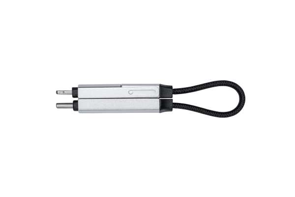 CONNECT Kabel 100W silbern