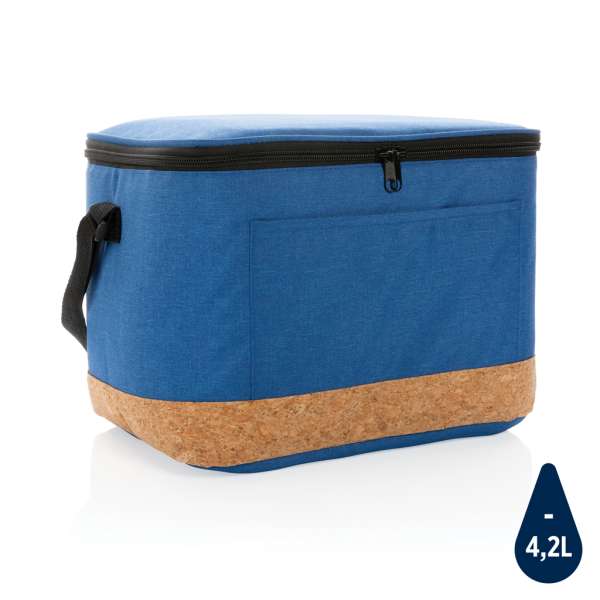 Impact AWARE™ XL RPET Two-Tone Kühltasche mit Korkdetail