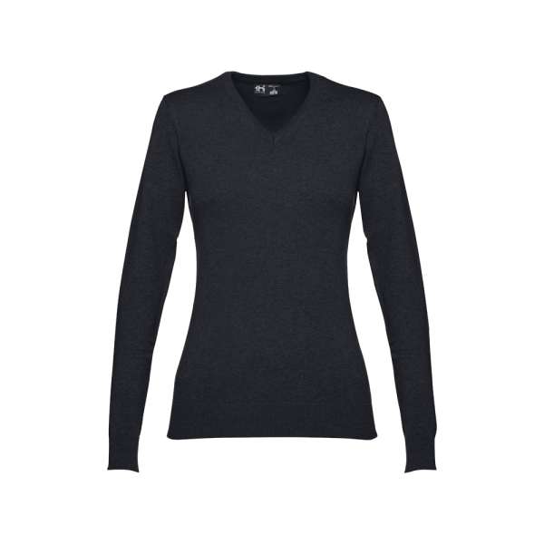THC MILAN WOMEN Pullover mit V-Ausschnitt für Damen aus Baumwolle und Polyamid