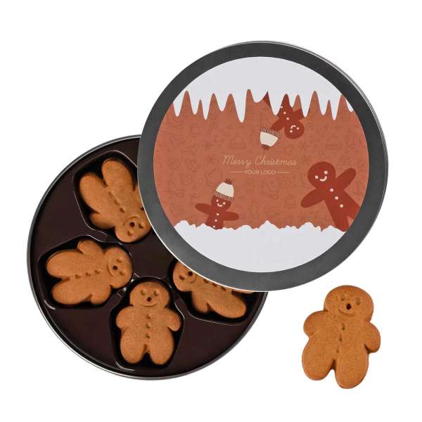 Werbekekse Gewürzkekse Gingerbread Tin