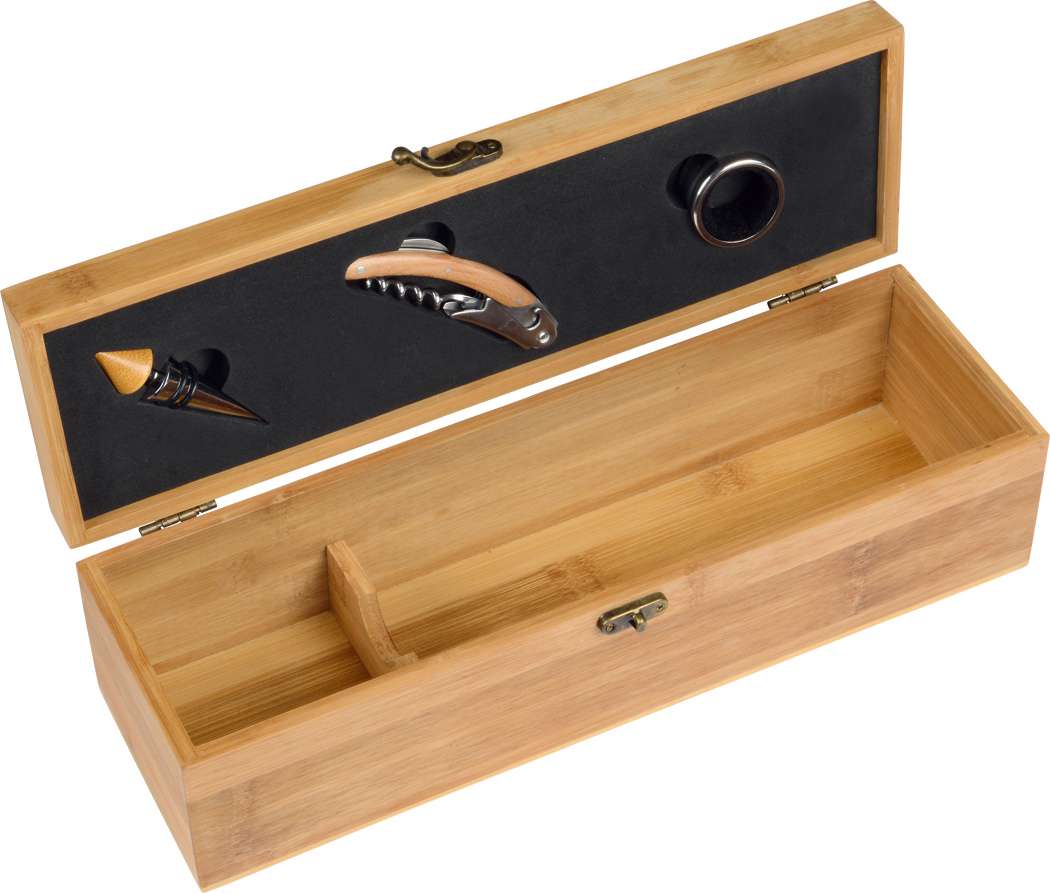 Weinset BAMBOO PRECIOUS für 1 Flasche