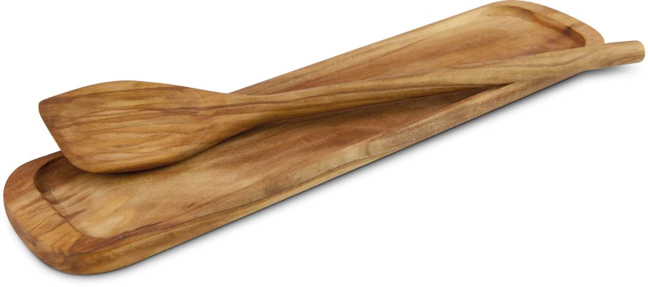 ROMINOX® Kochlöffel mit Ablage // Olivio