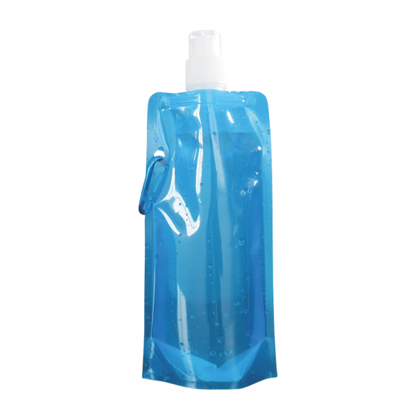 Wasser-Sachet mit Karabinerhaken 500 ml leer