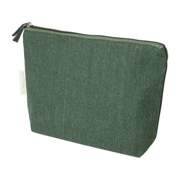 Kosmetiktasche aus recycelter Baumwolle Cospex