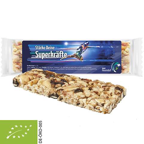 Bio NussMix Riegel Midi, 25g, Express Flowpack mit Etikett