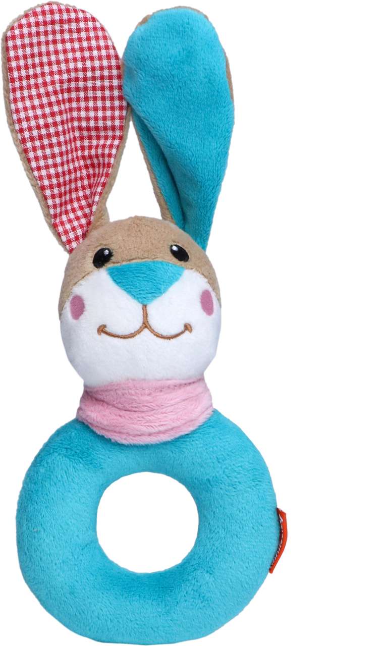 Greifling Hase, rund mit Rassel