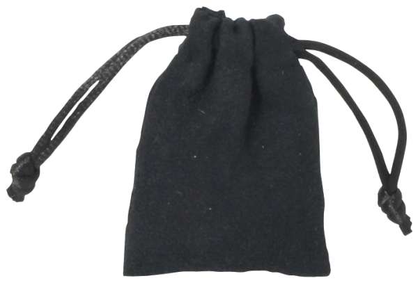 Samtsäckchen schwarz mini