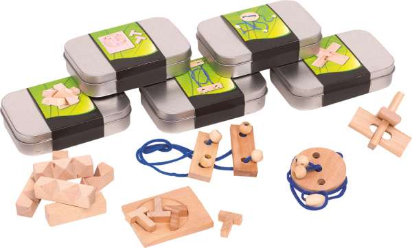 Geschicklichkeitsspiel THINK ABOUT, 5-fach sortiert