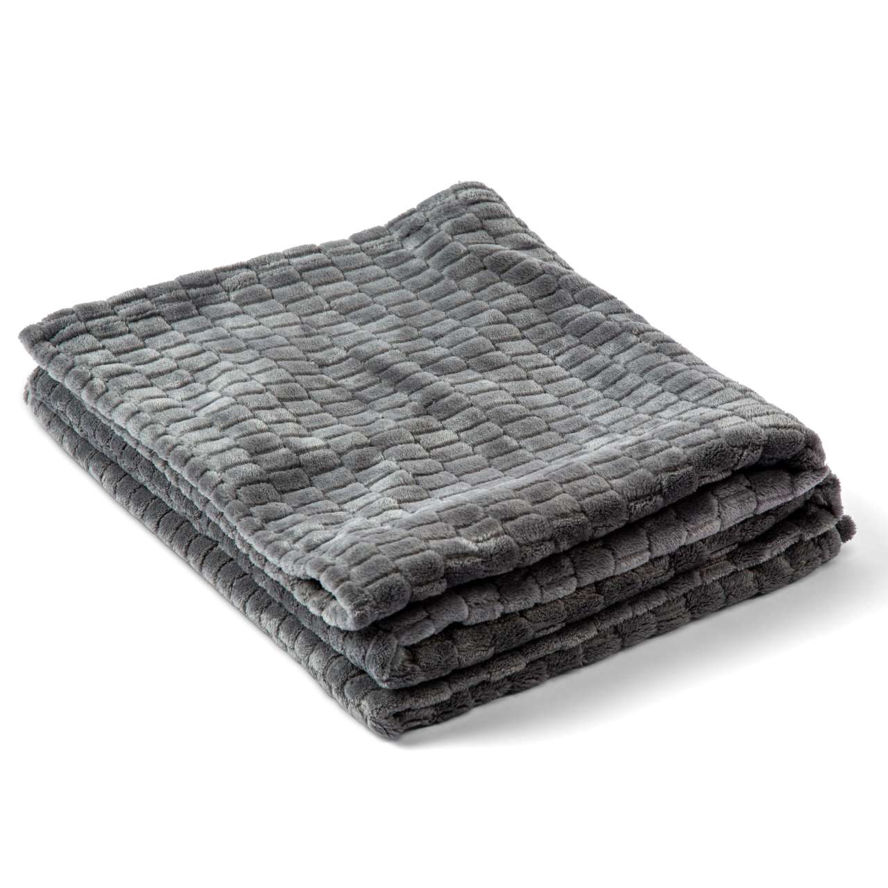 Kosta Linnewafveri Fleece Plaid Jaquard 130 x 170 cm