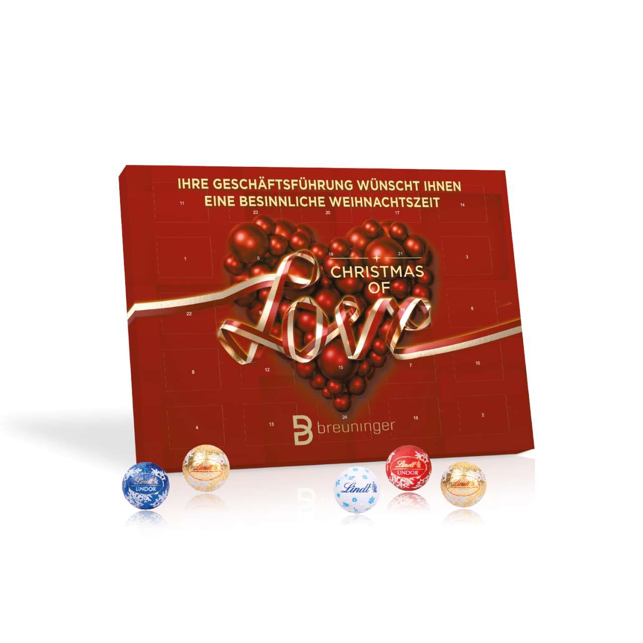 Tisch-Adventskalender Lindt 
