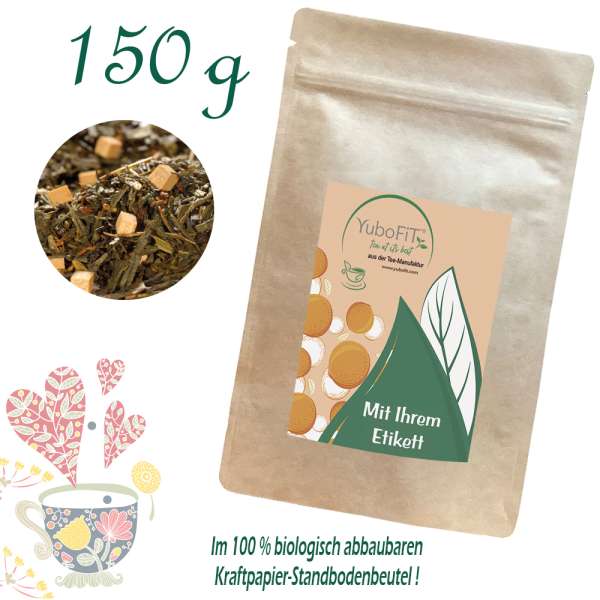 YuboFiT® Sencha Sahne-Karamell Tee