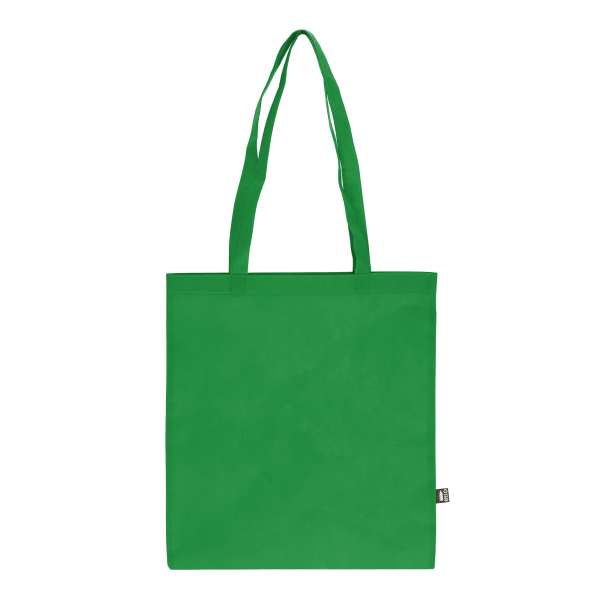 R-PET Tragetasche aus Non Woven mit langen Griffen 38 x 42cm 75g / m²