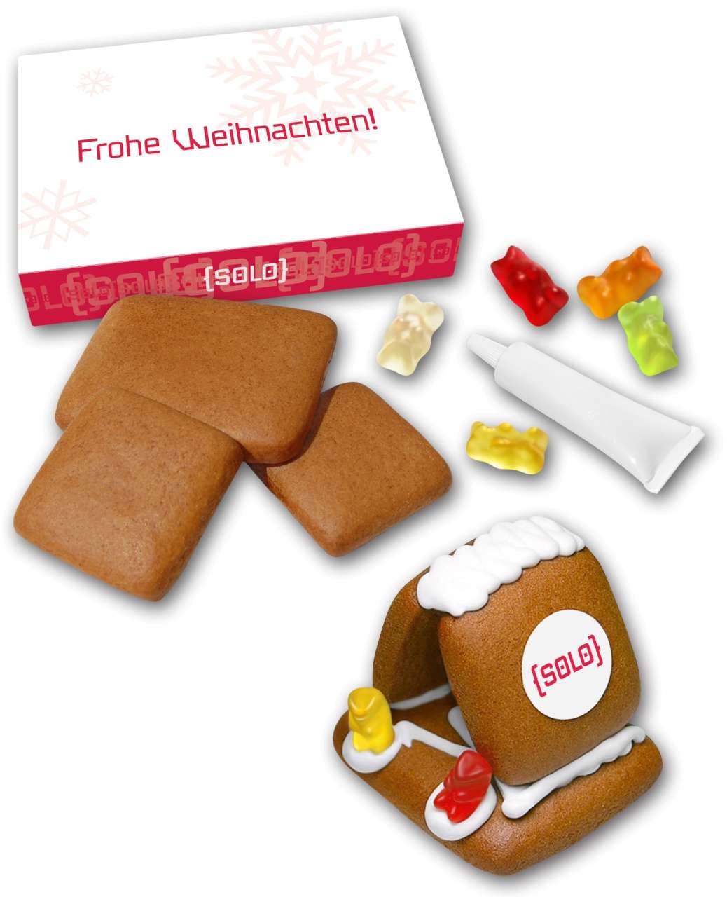 Kleinstes Lebkuchenhaus der Welt Bastelkit Logo