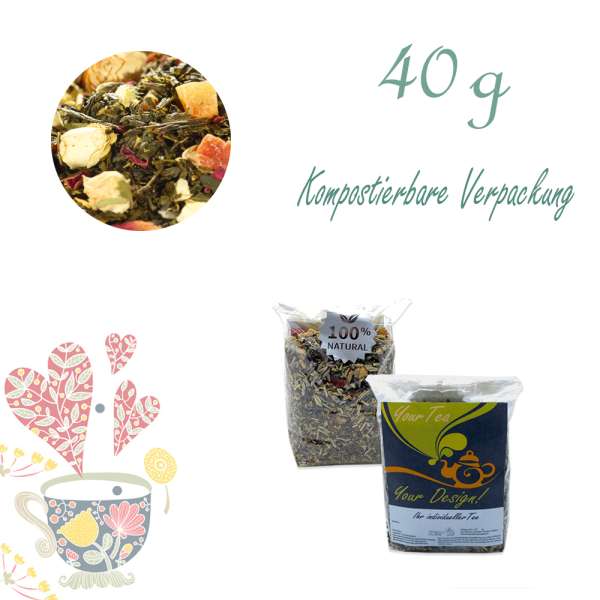 YuboFiT® Sencha Tee TROPIC GARDEN