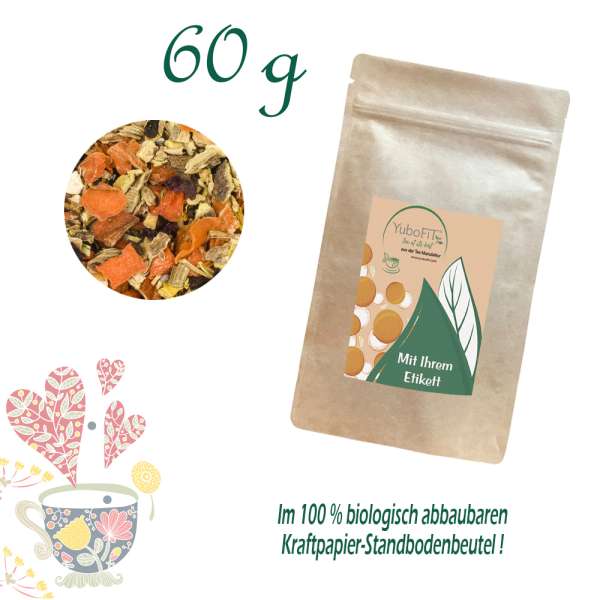 YuboFiT® Bio Drei-Ingwer-Karotte Tee