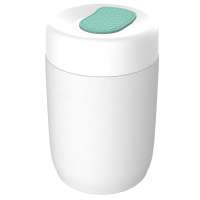 Pot weiß, Deckel mint