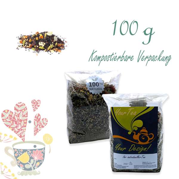 YuboFiT® Schwarzer Tee CHRISMAS FLOW