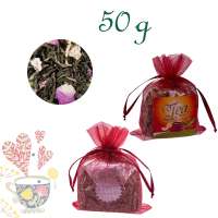 Organzabeutelchen mit Zugband, Inhalt 50 g