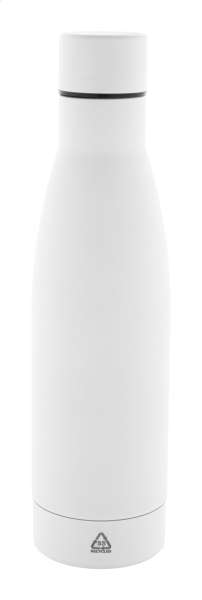 Flasche aus recyceltem Edelstahl Rubbar