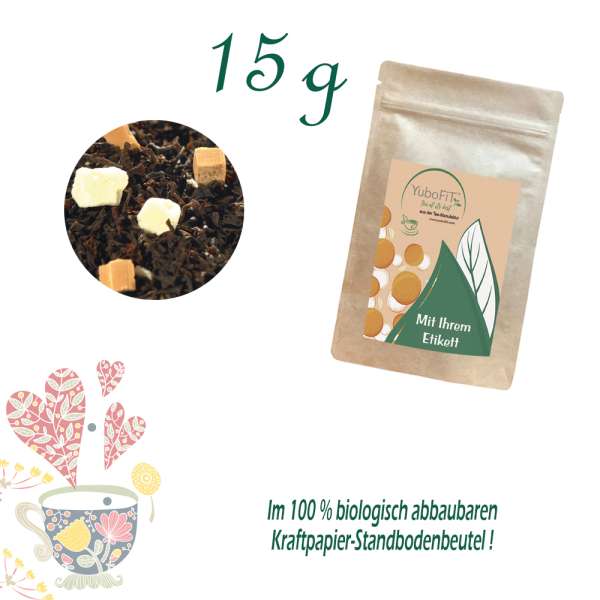 YuboFiT® Schwarzer Tee MILKY GALAXY