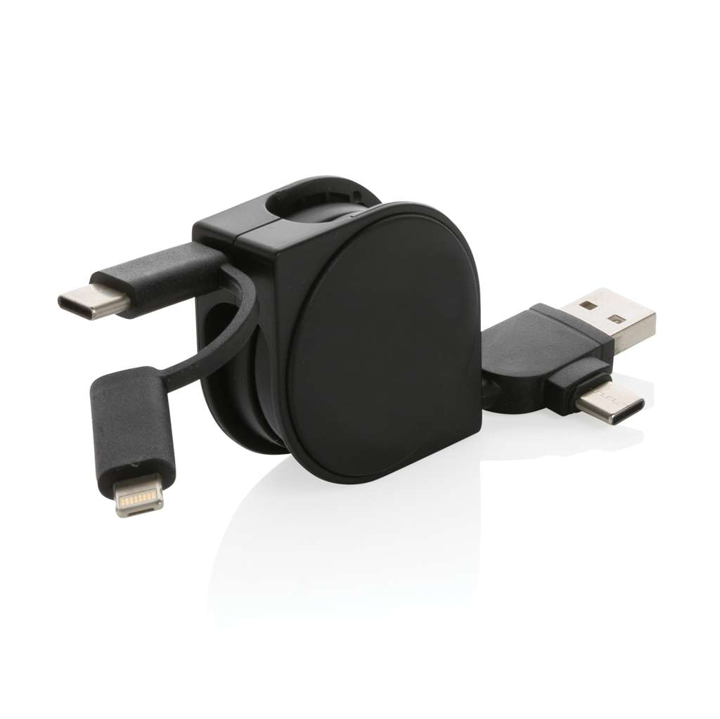 6-in-1 Kabel aus TPE und RCS Standard recyceltem Kunststoff