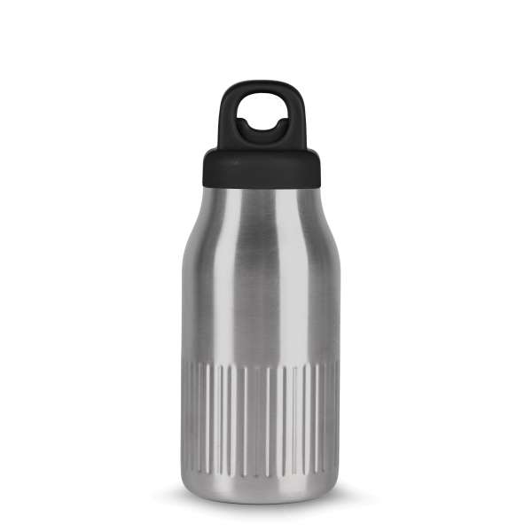 Sagaform Truls Stahlisolierflasche mit praktischem Klickverschluss (recycelt) 500 ml