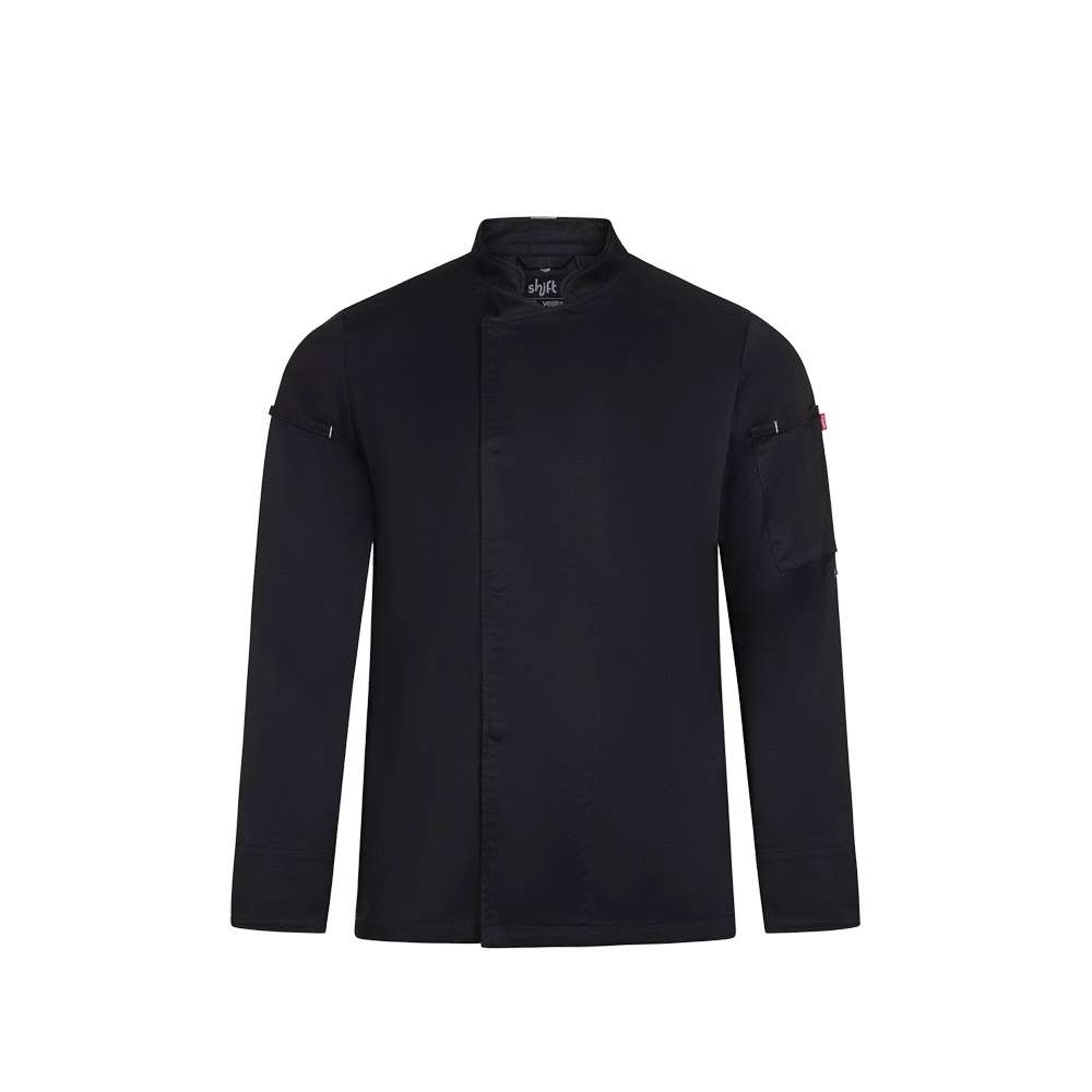 VL AGNI Kochjacke Unisex (190 g / m²), aus Baumwolle (35 %) und recyceltem Polyester (65 %)