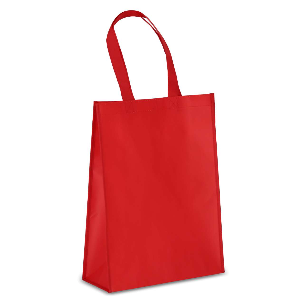 R-PET Tragetasche aus laminiertem Non Woven 30 x 12 x 40cm 105g / m²
