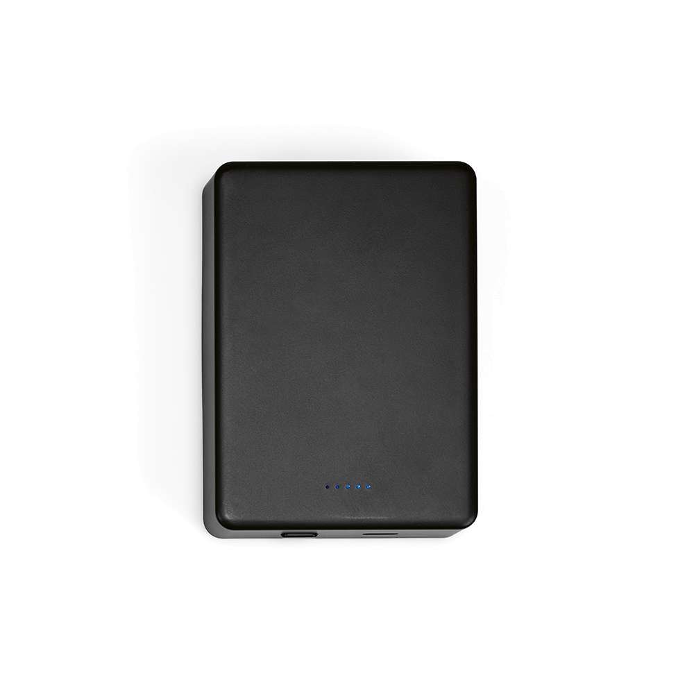 Hooke Powerbank aus rABS mit 10.000 mAh. Magnetisches Laden