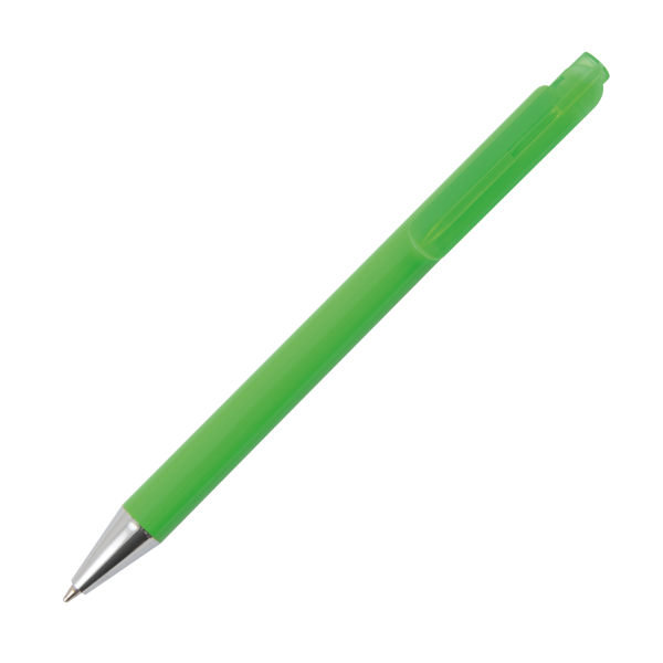 MANHATTAN Kugelschreiber mit HC farbigem Schaft und transparent farbigem Clip Peekay