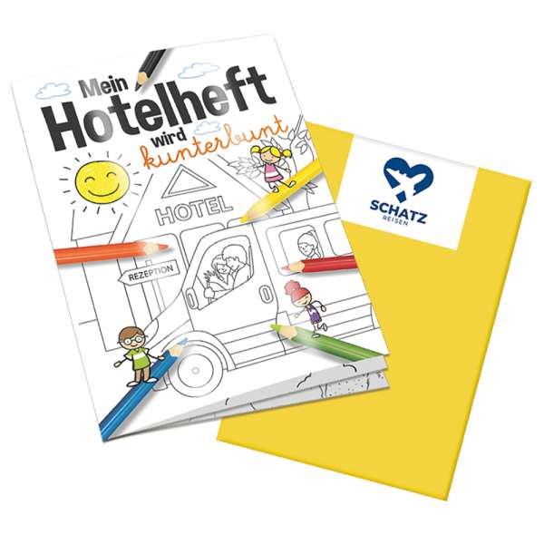 Malbuch / Mal-Set A6 - Hotel