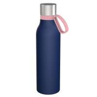 Flasche blau, Ring hellmagenta